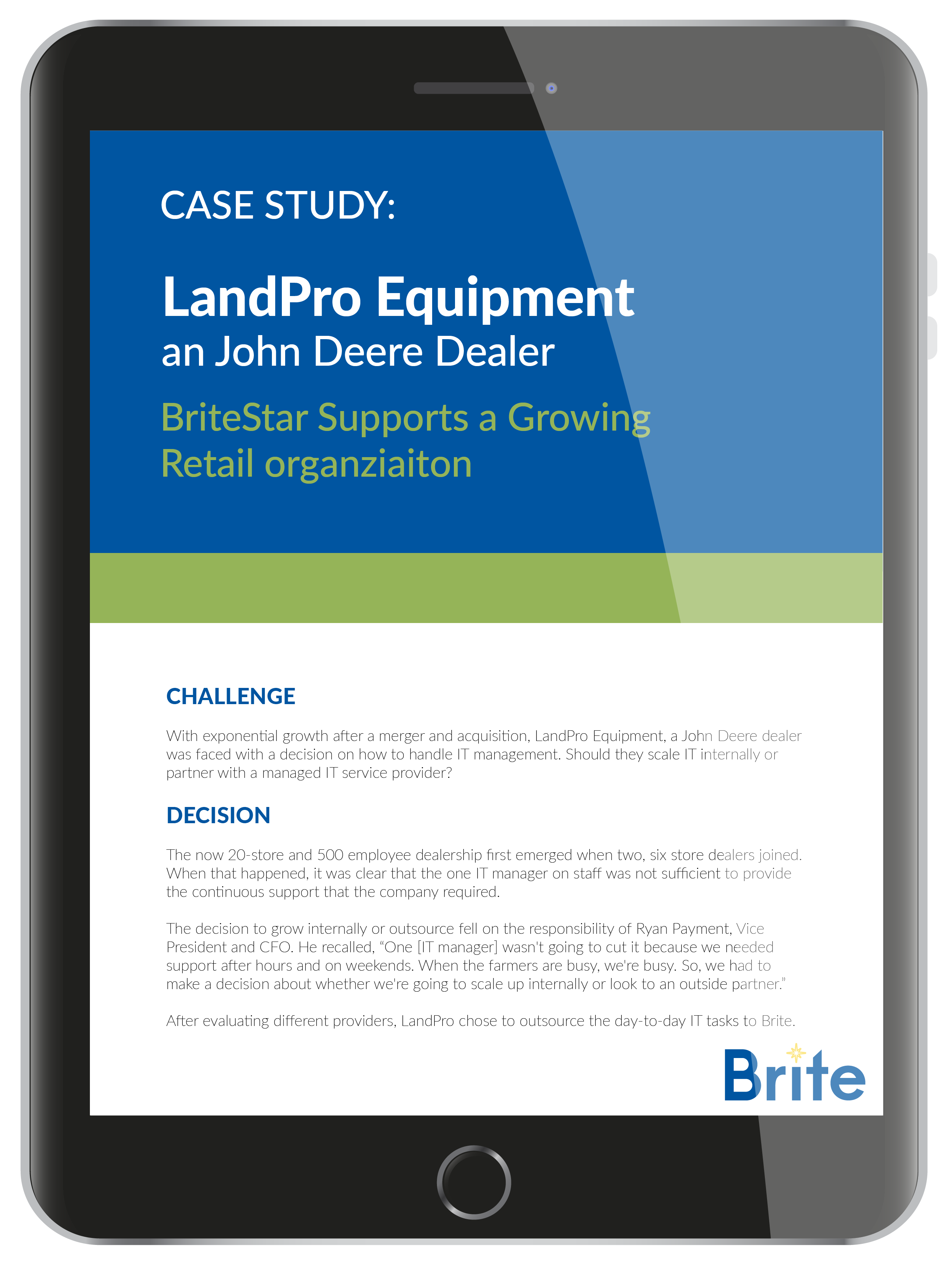 LandPro Equipment case study