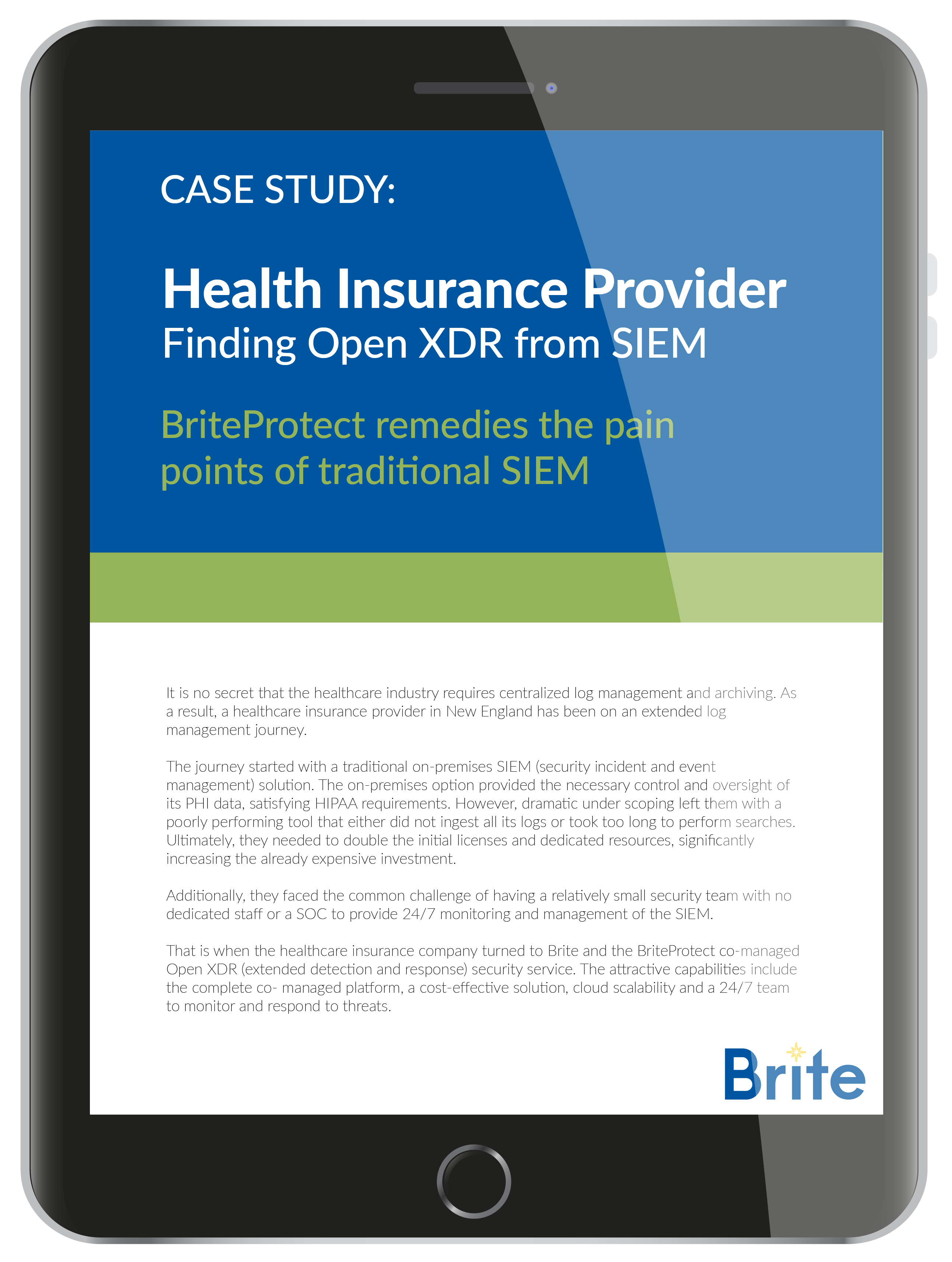 Health Insurance Provider case study