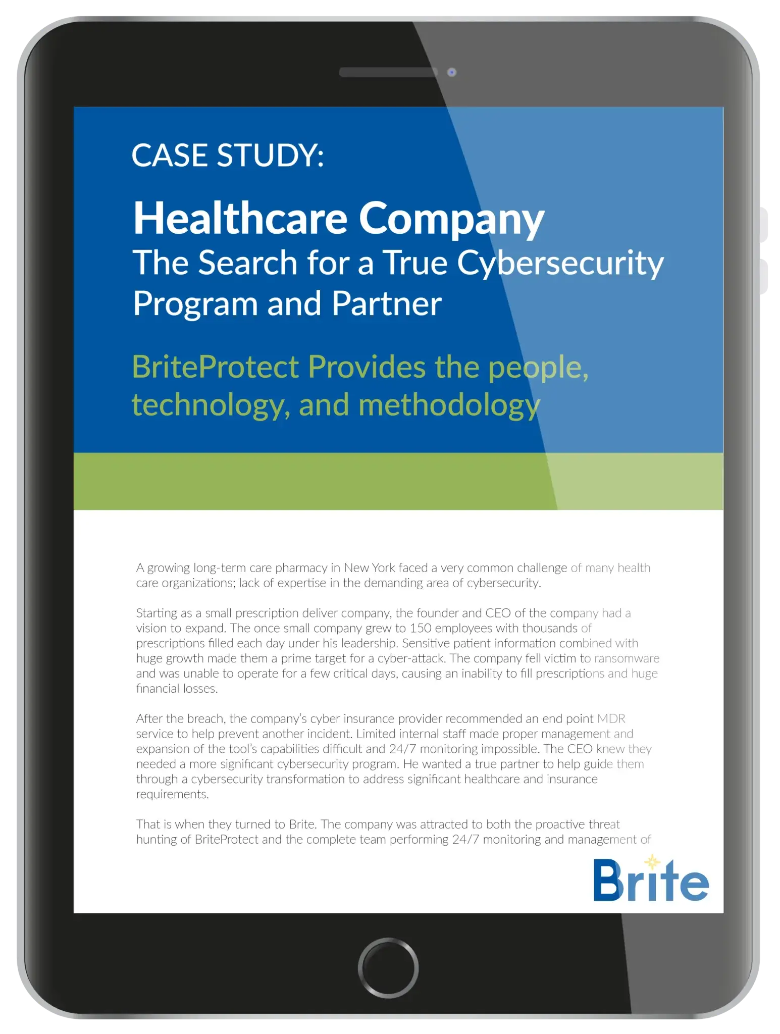 Healthcare Company case study