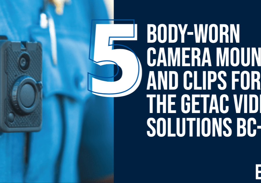 BWC Mounts & Clips for GVS BC-02, GVS: Getac Body-Worn Camera, Chest mount in place